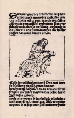 Dracula woodcut prop C | Piece of the Past