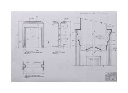 Lot 498 - I Am Legend | Neville‘s Brownstone Blueprint Xerographs