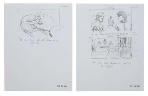 Austin Powers: International Man of Mystery | Four Scene #101 Storyboard Illustrations | Julien’s