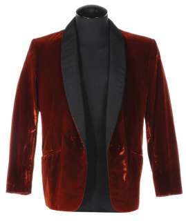 Lot 968 - Robert Conrad "James West" velvet jacket from The Wild Wild West.