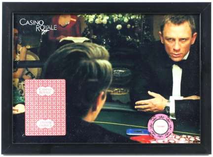 AMENDED DESCRIPTION - James Bond Casino Royale (2006) A $25,000 poker chip and playing card, film… | Ewbank’s