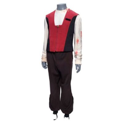 STAR TREK: GENERATIONS (1994) - Lot #336 : Captain James T. Kirk‘s (William Shatner) Bloodied Shirt and Stunt Vest with Montgomery "Scotty" Scott‘s (James Doohan) Pants