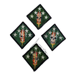 Civil War Mass Grave Soldier #1 Jesse Plemons Production Worn 4 Patch Set Ch 1 Sc 83 | VIP Fan Auctions