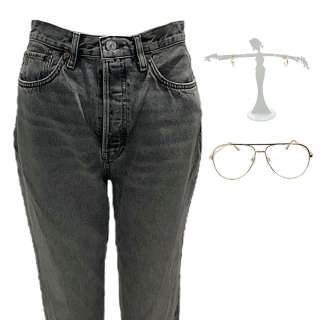 Maxxxine Elizabeth Bender (Elizabeth Debicki) Screen Worn Jeans, Earrings & Glasses Ch 1-4 Sc 2, 49 – 51, 130 | VIP Fan Auctions