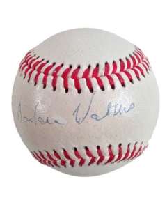 Barbara Walters Signed Baseball | Premiere Props