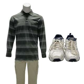 Everything Everywhere All at Once Waymond Wang Screen Worn Stunt Double Long Sleeve T-Shirt, Pants & Shoes | VIP Fan Auctions