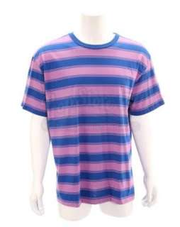 MIGHTY MORPHIN POWER RANGERS (1993-1996) - Lot 143 - Billy Cranston‘s (David Yost) Blue Power Ranger Striped Shirt