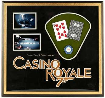 James Bond: Casino Royale (2006) Casino Chip Prop Display | Ewbank’s