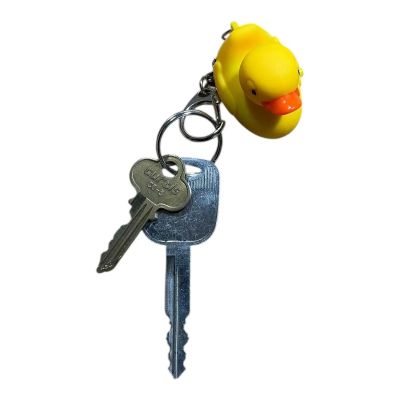 Lot 112: Oh What Fun Claire Clauster Screen Used Snooze Motel Keychain W/ Keys & Duck | VIP Fan Auctions