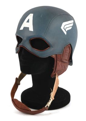 Captain America: The First Avenger (2011) Production-made Stage 1 Captain America WWII helmet prop… | Ewbank’s