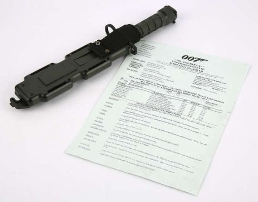 James Bond: Die Another Day (2002) Original Production Prop Korean Hovercraft Drivers knife; and… | Ewbank’s