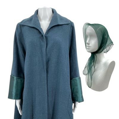 Hedda Hedda Gabler Screen Worn Coat & Head Scarf Ch 1 Sc Multiple | VIP Fan Auctions