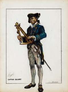 John Jensen (23) character and costume paintings for Botany Bay. | Profiles in History