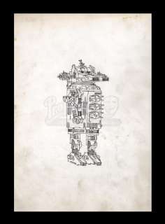 Harry Lange Auction | Hand-Drawn Early Harry Lange Concept Design for Droid | Propstore