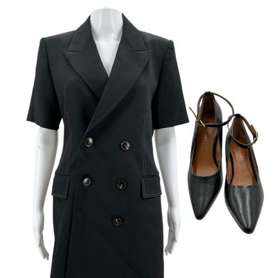 Lot 29: The Wrecking Crew Valentina Screen Worn Dress & Heels Ch 3 Sc 64a | VIP Fan Auctions