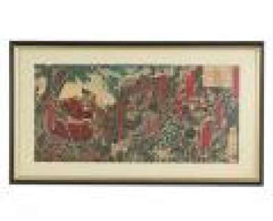 Mad Men - Lot 9527 - Bert‘s Framed with Glass Painting on Paper