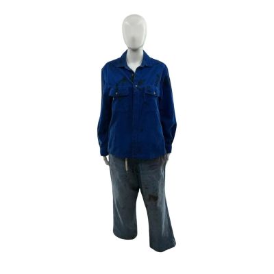 Lot 87: Is God Is Racine Screen Worn Jeans W/ String Belt & Jacket Shirt Ch 11 Sc 107-125pt3 | VIP Fan Auctions
