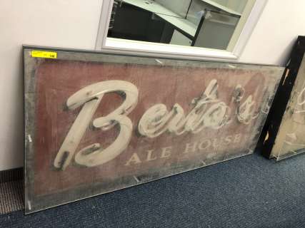 Berta’s Ale house large neon sign approx. 7ft x 3ft (Plug cut off) from popular sci-fi series | Direct Liquidation