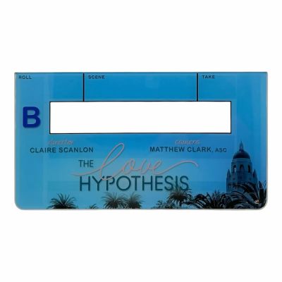Lot 32: The Love Hypothesis Production Used “B” Slate | VIP Fan Auctions