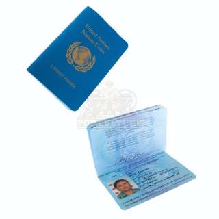 Lot 404 - World War Z – Gerry Lane’s (Brad Pitt) Passport – A488