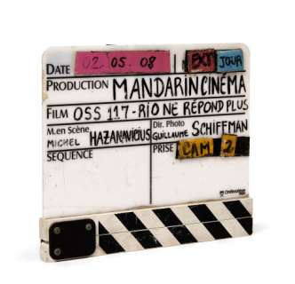 Clap Original Du Film " 0Ss 117 - Rio Ne Répond Plus " Dédicacé Par Michel Hazanavicius | Clap original daté 02/05/08 | Artcurial