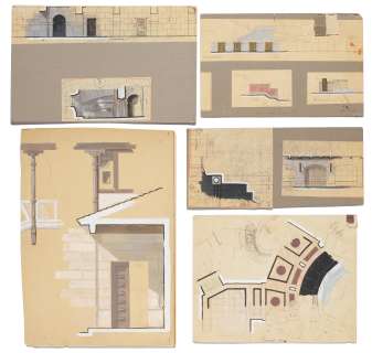 A group of set designs for Ben-Hur | Bonhams