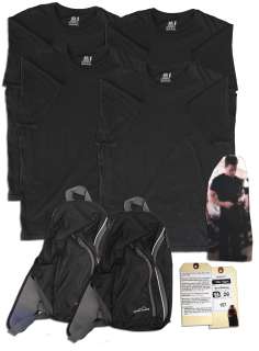 Mark Wahlberg Screen-Worn Hero Shirts & Knapsack From the Final Scene in 2013 Crime Flick ’’Broken City’’ | Nate Sanders