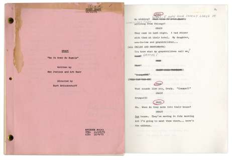 Series Premiere First Draft Script of ’’Stanford & Son’’ Spin-off Show, ’’Grady’’ -- Owned & Annotated by Redd Foxx Who Made Guest Appearance -- Very Good Condition -- From Redd Foxx Estate | Nate Sanders