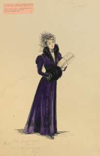 A costume design for Joan Collins in The Girl in the Red Velvet Swing | Bonhams