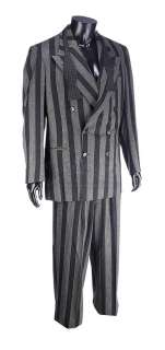 BATMAN RETURNS (1992) - Lot 108 - Shreck‘s (Christopher Walken) Striped Business Suit and Bow Tie