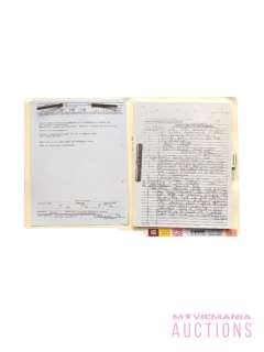 Lot 11 - Dream House (2011) - Peter Ward’s (Daniel Craig) Prop Patient File