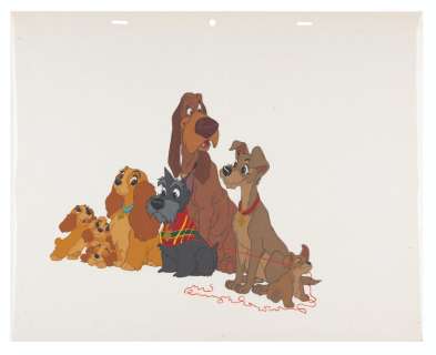 A “Lady and the Tramp” Publicity Cel. | Van Eaton Galleries