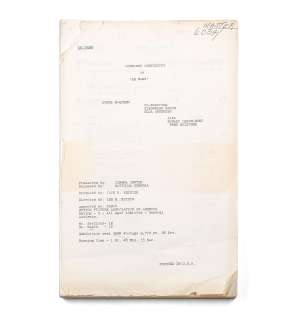 Le Mans: A Combined Continuity Script, Cinema Center Films, 1971, | Bonhams