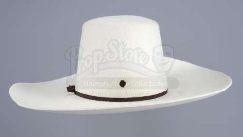 The Ballad of Buster Scruggs | Buster Scruggs’ (Tim Blake Nelson) Screen Matched Bullet Hole Cowboy Hat | Propstore