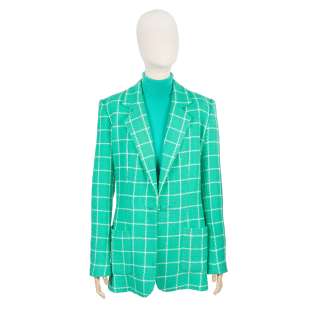 Elizabeth Debicki (as Princess Diana): A checked jacket and jumper Season 5, Episode 7, ’No Woman’s Land’ | Bonhams