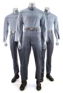 Star Trek (2009) | Three USS Kelvin Sciences Crewman’s Uniforms | Propstore