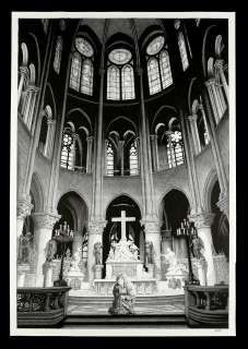 HUNCHBACK OF NOTRE DAME, THE (1923) - Lot 346 - Hand-Drawn Quasimodo (Lon Chaney) Cathedral Poster by Gerhard