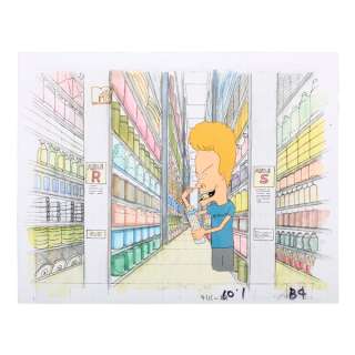 Beavis Animation Cel from Beavis and Butthead | Studio Auctions