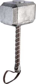 Chris Hemsworth "Thor" Weighted Hero Prop Mjölnir Hammer from Thor: The Dark World (Marvel, 2013).