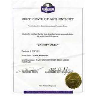 Lot 21243 - Kevin Grevioux‘s Costume from "Underworld"