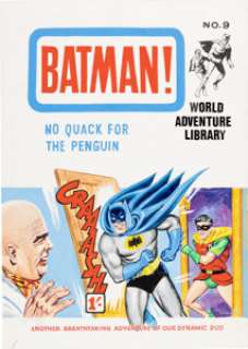 Batman World Adventure Library #9 Original Artwork (Walt Howarth, 1966). | Heritage