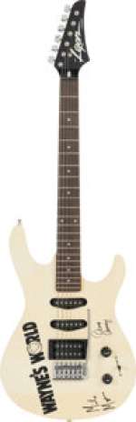 Wayne‘s World (Paramount, 1992), Mike Myers "Wayne Campbell" Promotional Signed Washburn Guitar.