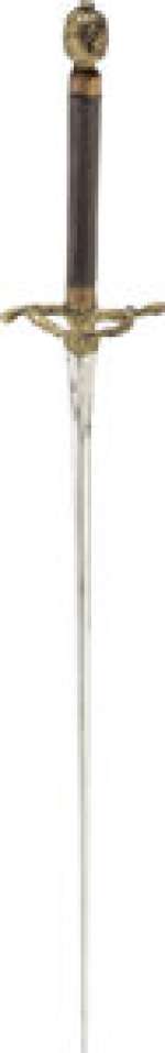 Arya Stark (Maisie Williams) Action Rapier, "Needle" from Game of Thrones (HBO® Original 2011-2019, Season 4).