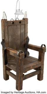 The Munsters (CBS TV, 1964-1966), "Grandpa Munster" Electric Chair from 1313 Mockingbird Lane. | Heritage