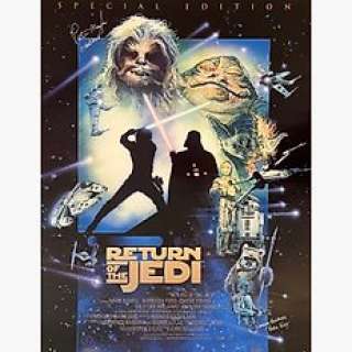 Star Wars Episode Vi: Return of the Jedi | Star Wars Episode VI: Return of the Jedi - Signed by Peter Mayhew (+) (Chewbacca) and Jeremy Bulloch (+) (Boba Fett) | Catawiki