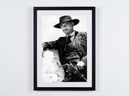 For a Few Dollars More - Lee Van Cleef as "Colonel Mortimer" - For a Few Dollars More - Lee Van Cleef as "Colonel Mortimer" - Fine Art Photography - Luxury Wooden Framed 70X50 cm - Limited Edition Nr 04 of 50 - Serial ID 15604 - - Original Certificate (COA), Hologram Logo Editor and QR Code