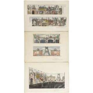 An American In Paris Orig. Set Design Sketches | Heritage