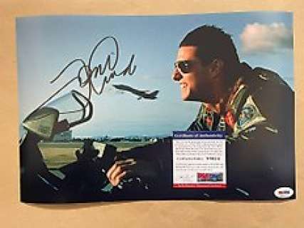 Top Gun | Top Gun - Signed by Tom Cruise ("Maverick") - with PSA/DNA Certification - No Reserve! | Catawiki