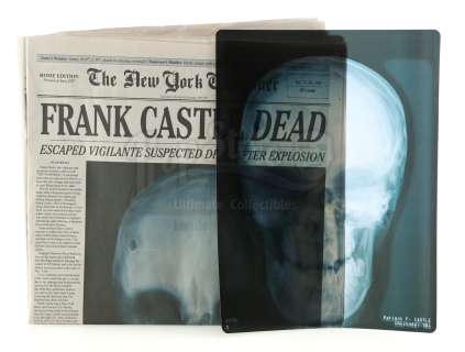 Marvel’s Daredevil (Tv Series) | Frank Castle Head X-Ray and New York Examiner | Propstore
