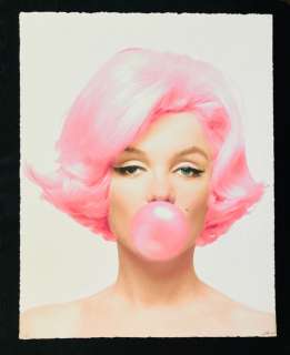 "Bubblelicious" - Artwork, Signed by Artist ( U.S.A ) - Marilyn Monroe | Catawiki